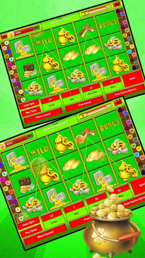 Capturas de tela do Las Vegas 777 Trophy jackpot