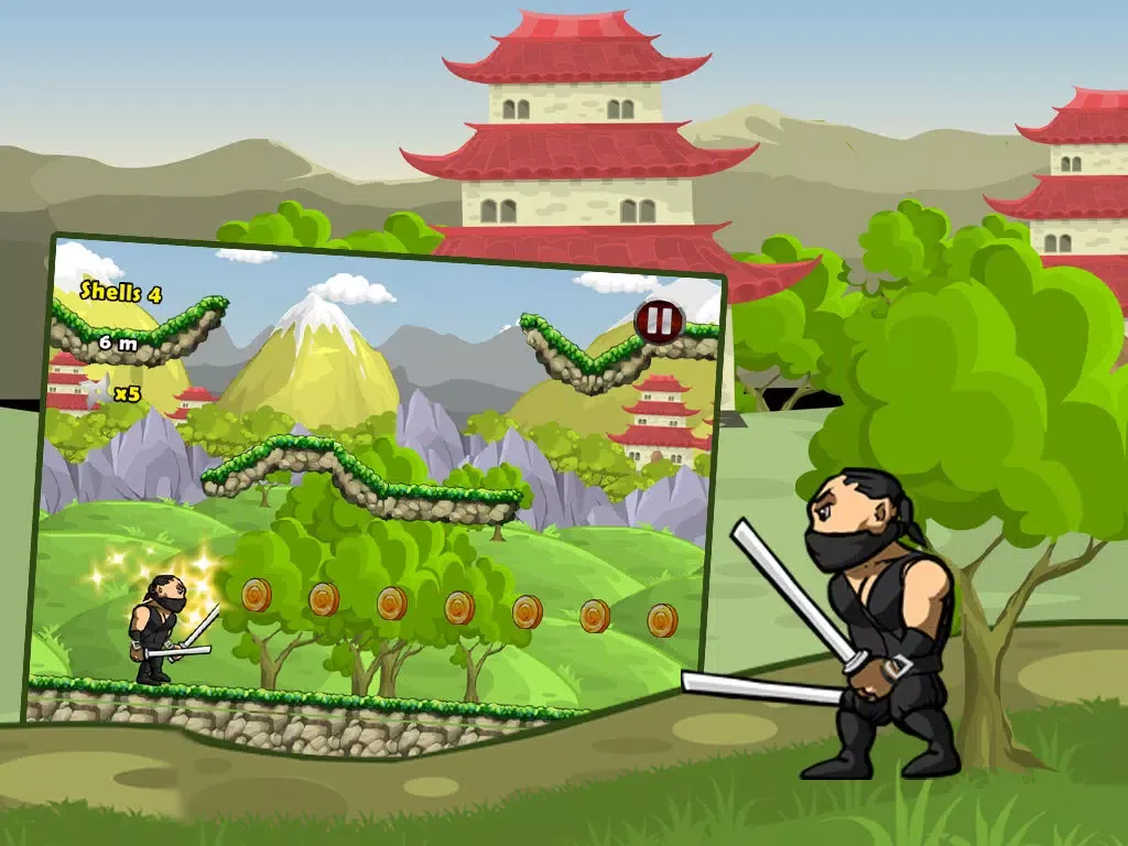 Скриншоты Ninja Warriors Pro - The Ultimate Ninja War Run iPad 