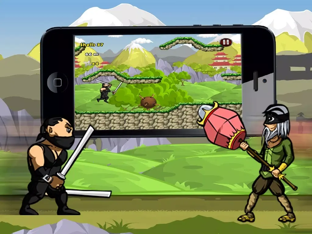 Скриншоты Ninja Warriors Pro - The Ultimate Ninja War Run iPad 
