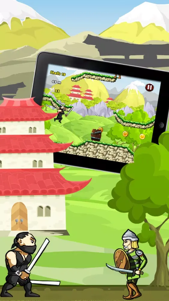 Скриншоты Ninja Warriors Pro - The Ultimate Ninja War Run