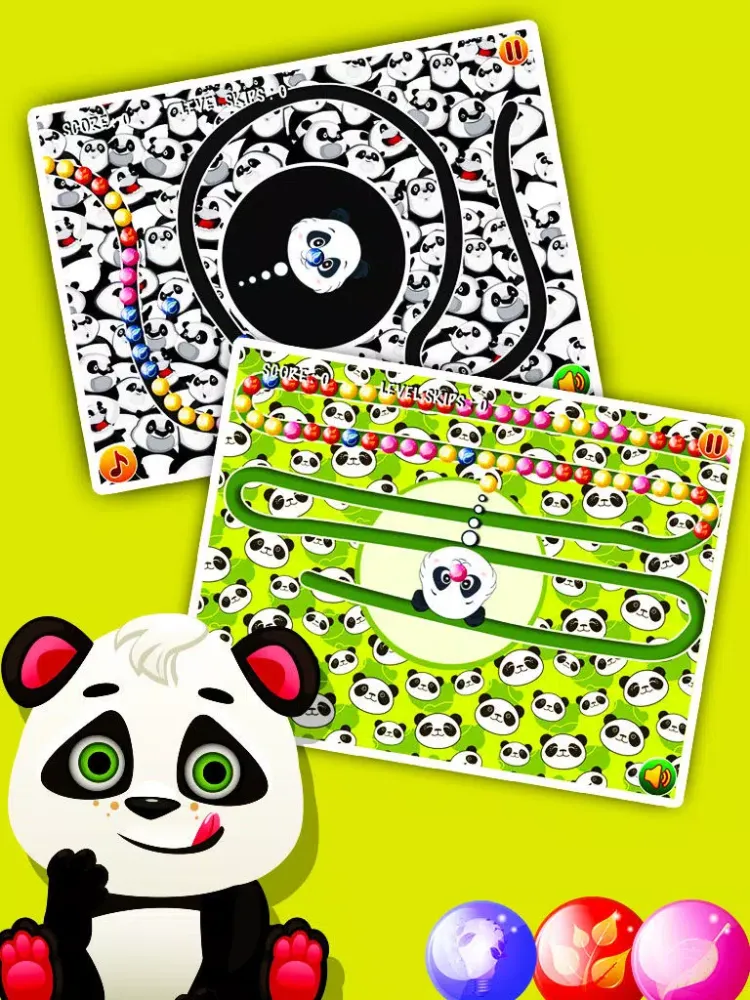 Panda Bubble Trouble Shooter iPad 应用截图