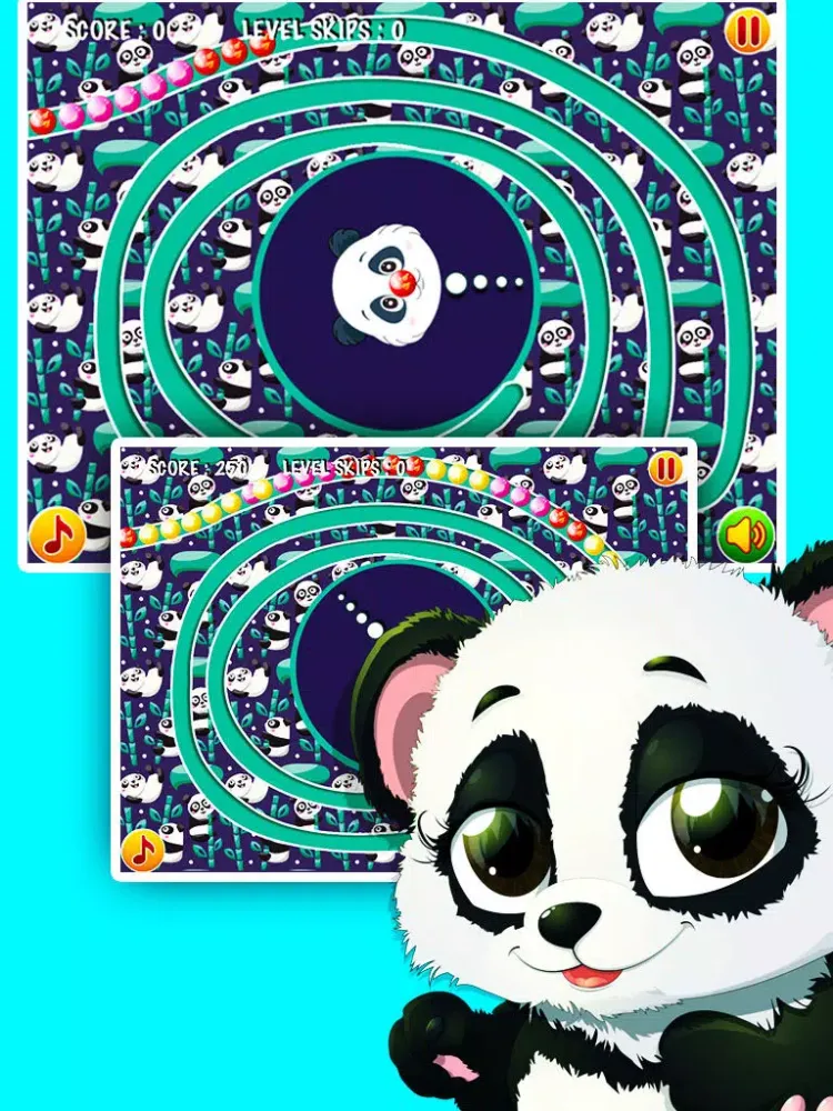 Panda Bubble Trouble Shooter iPad 应用截图