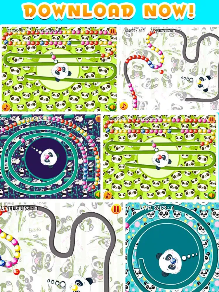 Panda Bubble Trouble Shooter iPad 应用截图