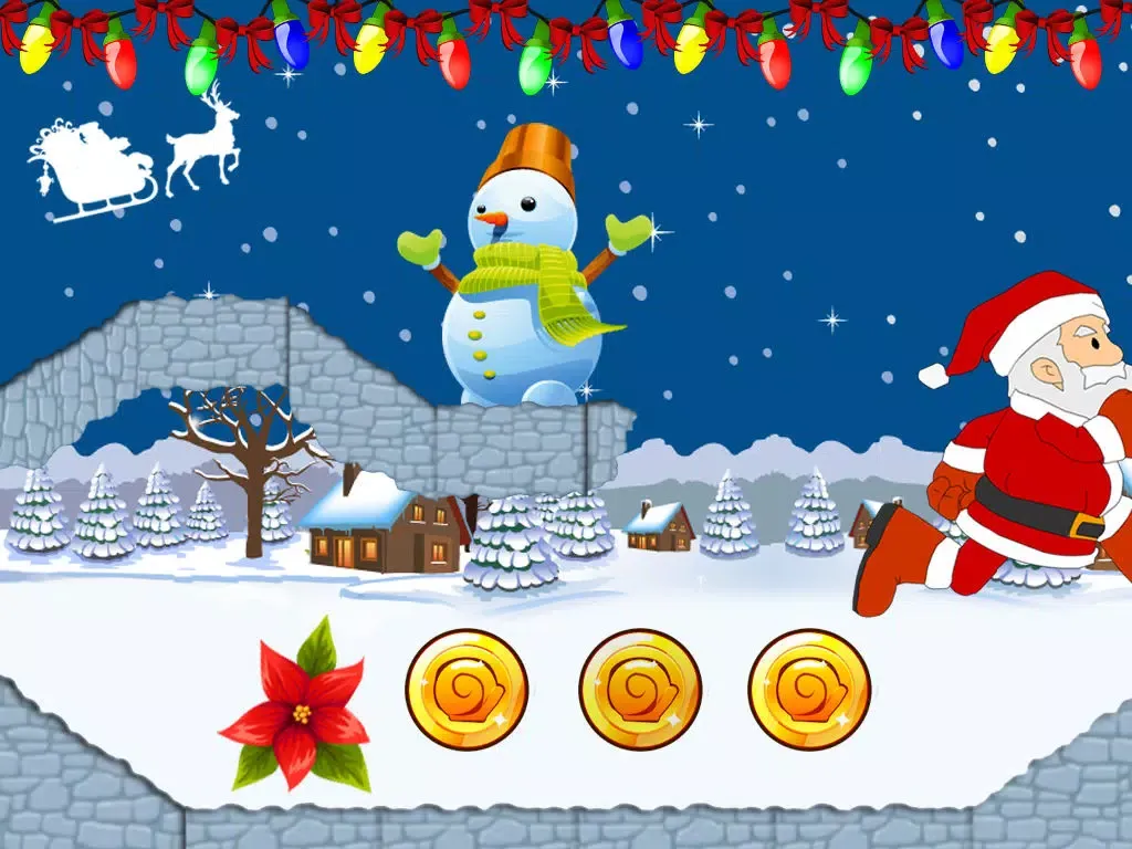 Santa Escape Run - Help Clumsy Santa iPad Screenshots