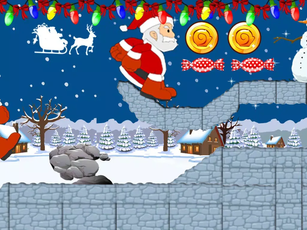 Santa Escape Run - Help Clumsy Santa iPad Screenshots