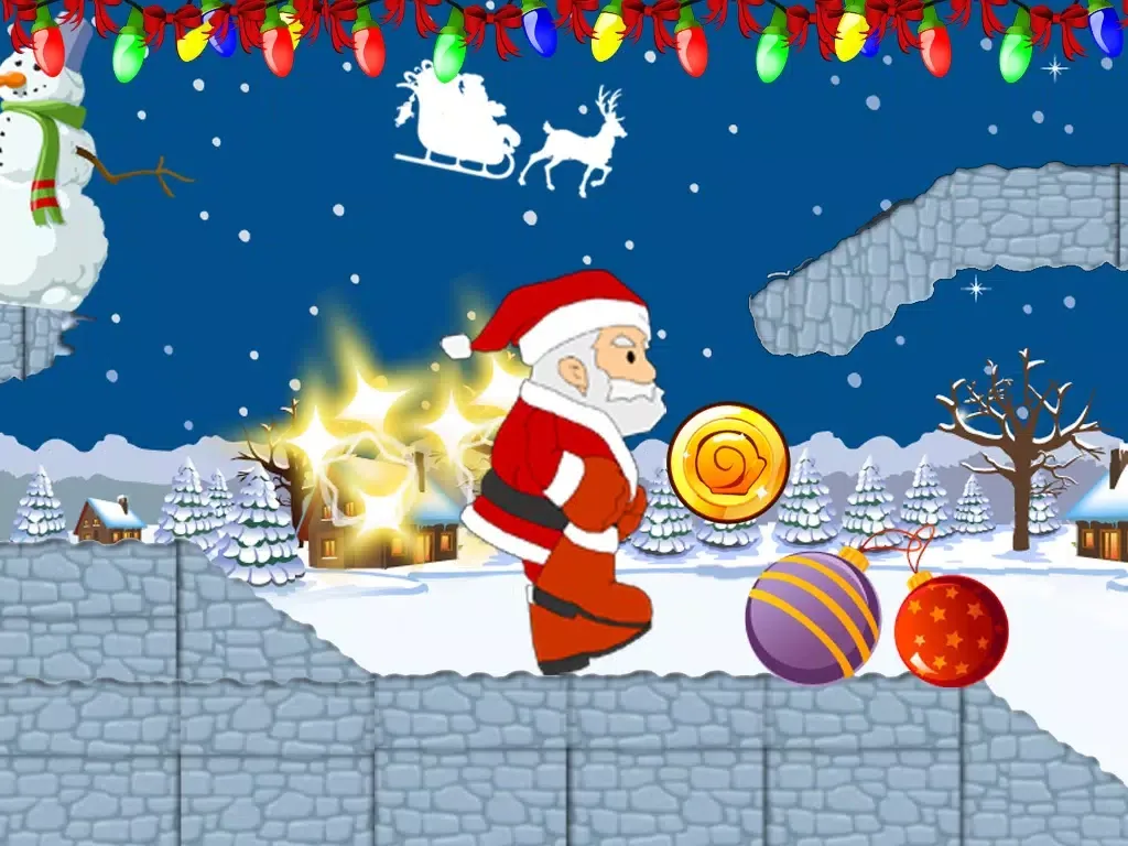 Santa Escape Run - Help Clumsy Santa iPad Screenshots