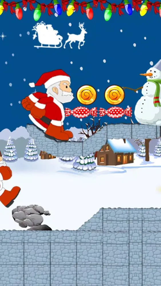 Santa Escape Run - Help Clumsy Santa Screenshots