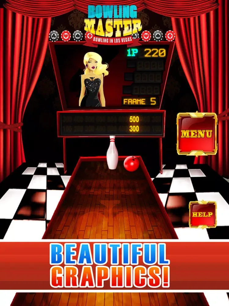 Capturas de tela do Bowling Master - Bowling in Los Vegas iPad 