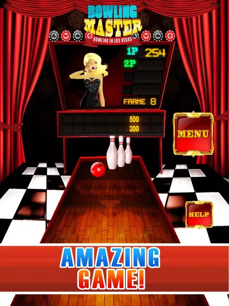 Capturas de tela do Bowling Master - Bowling in Los Vegas iPad 