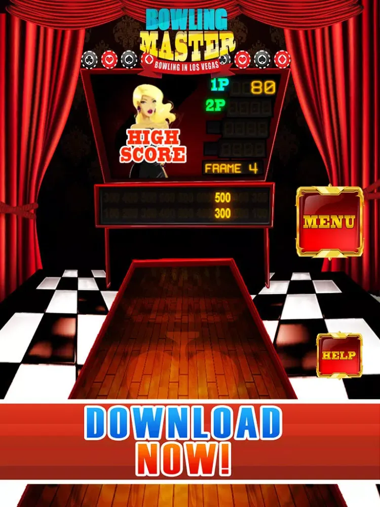 Capturas de tela do Bowling Master - Bowling in Los Vegas iPad 