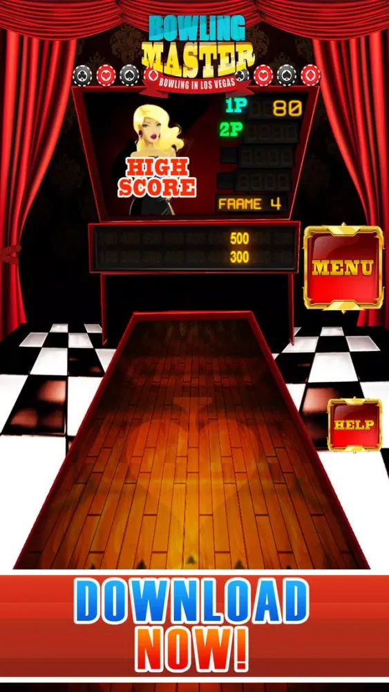 Capturas de tela do Bowling Master - Bowling in Los Vegas