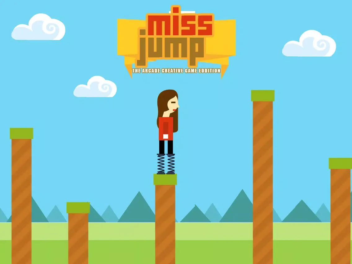 Miss Jump - The Arcade Creative Game Edition iPad 應用截圖