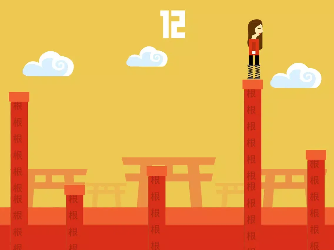 Miss Jump - The Arcade Creative Game Edition iPad 應用截圖