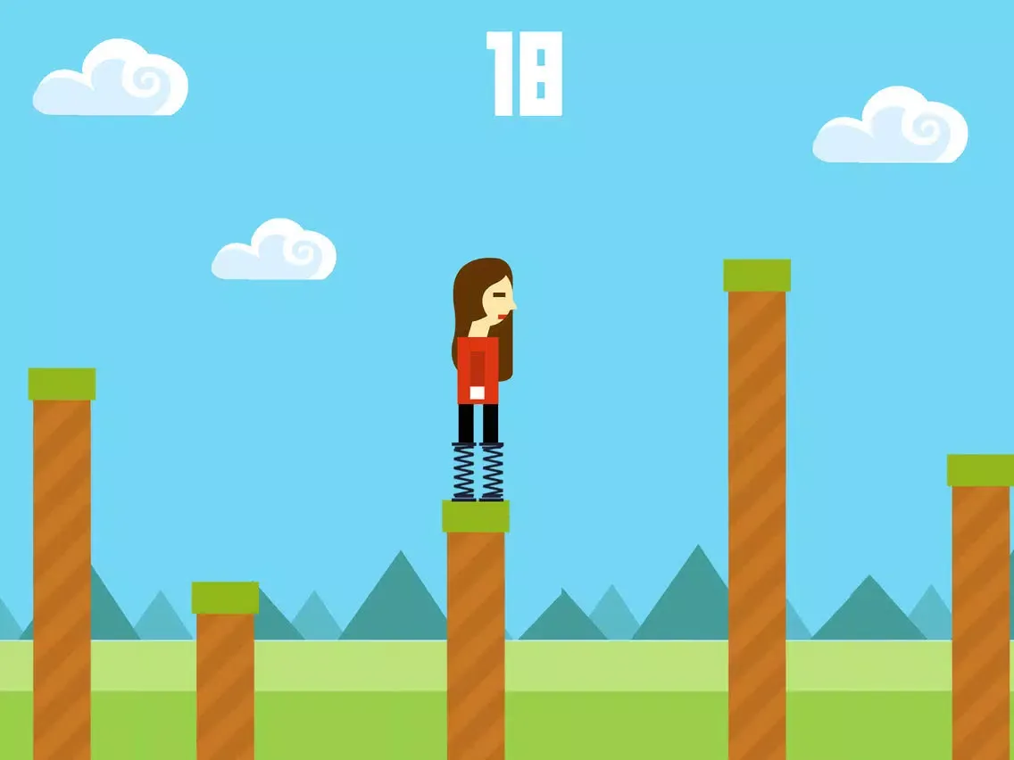 Miss Jump - The Arcade Creative Game Edition iPad 應用截圖