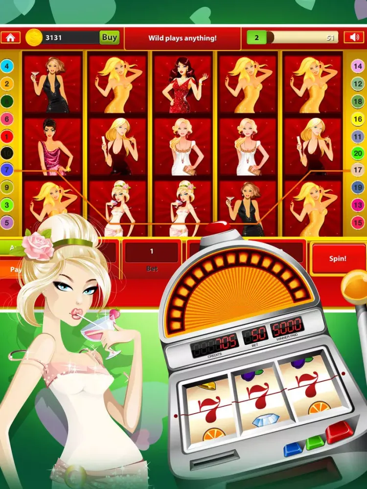 Screenshot di Casino lucky Machines Pro : Full of Coin Machines iPad 