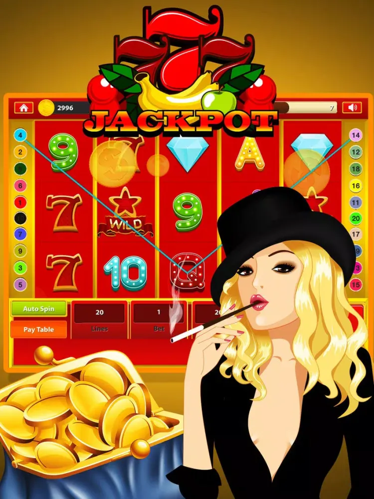 Lucky Casino Machines - Full of Coin Machine iPad  Screenshots