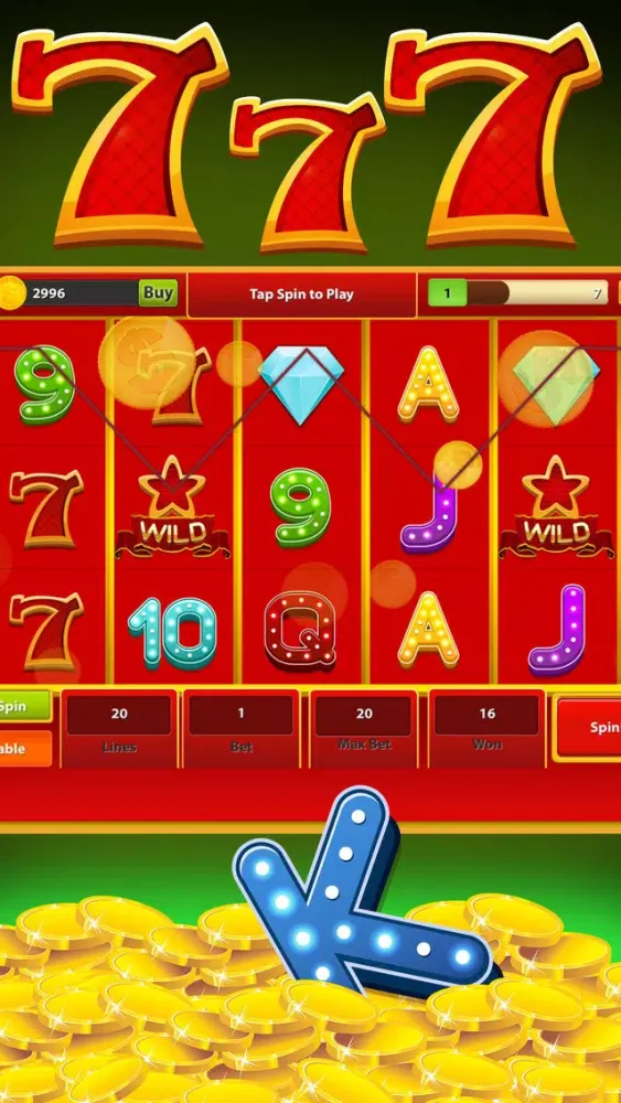 Lucky Casino Machines - Full of Coin Machine Screenshots