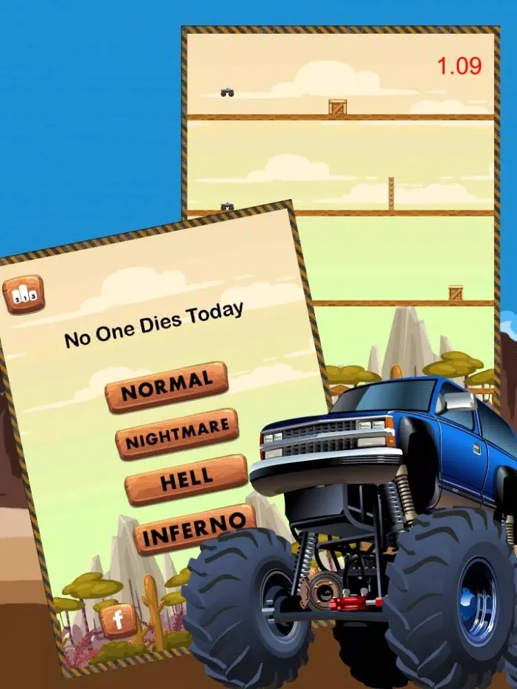 Tangkapan skrin Mad Monster Truck Fever iPad 