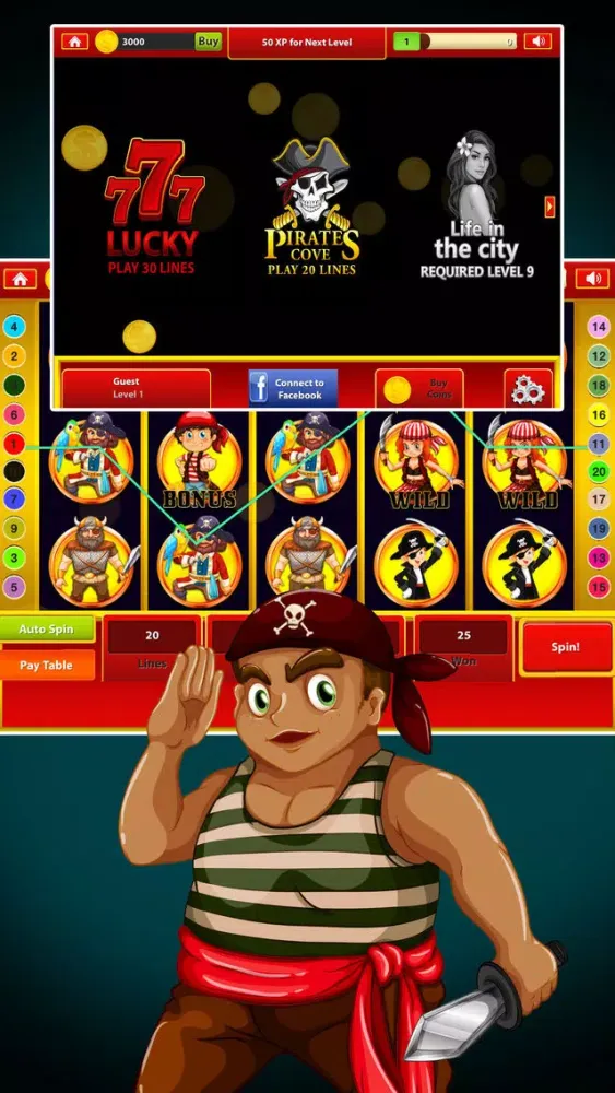 Mobile 777 Las Vegas - Free Casino Game Screenshots