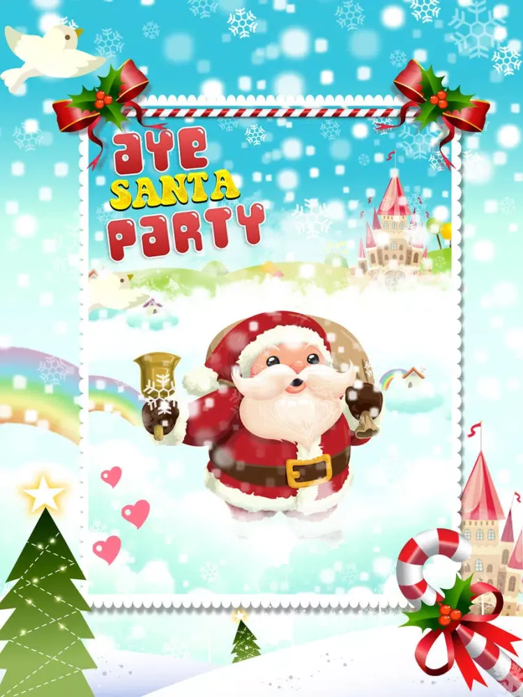 Aye Santa Party! - Free Christmas Game for Kids iPad  스크린샷