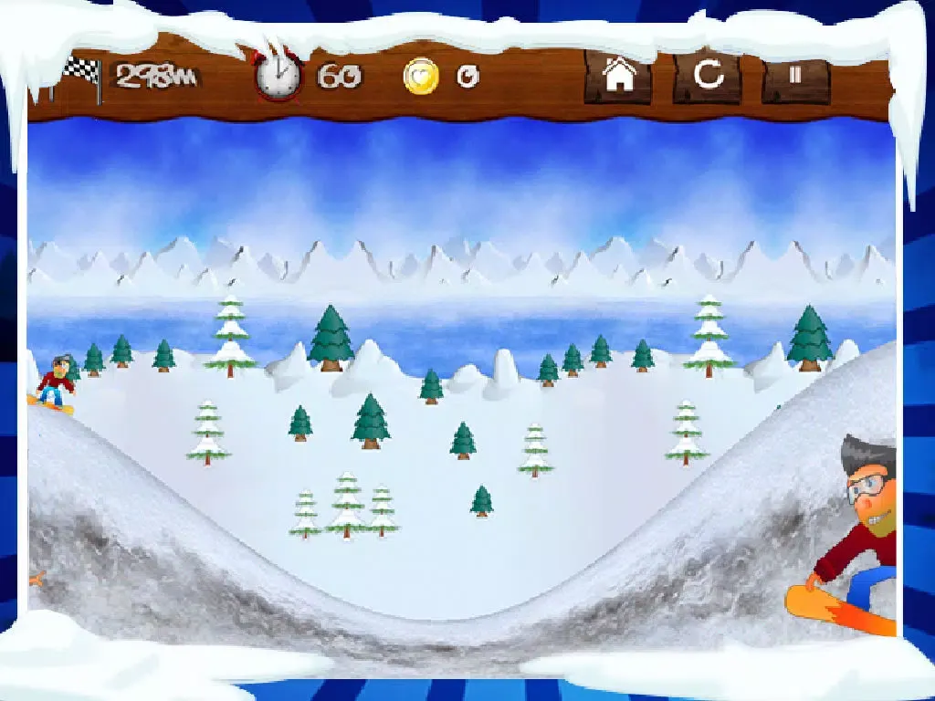 ภาพหน้าจอของ A Snow-Board Adventure - Tiny-Fly Ice Village Racing For All Ages Edition 2 iPad 