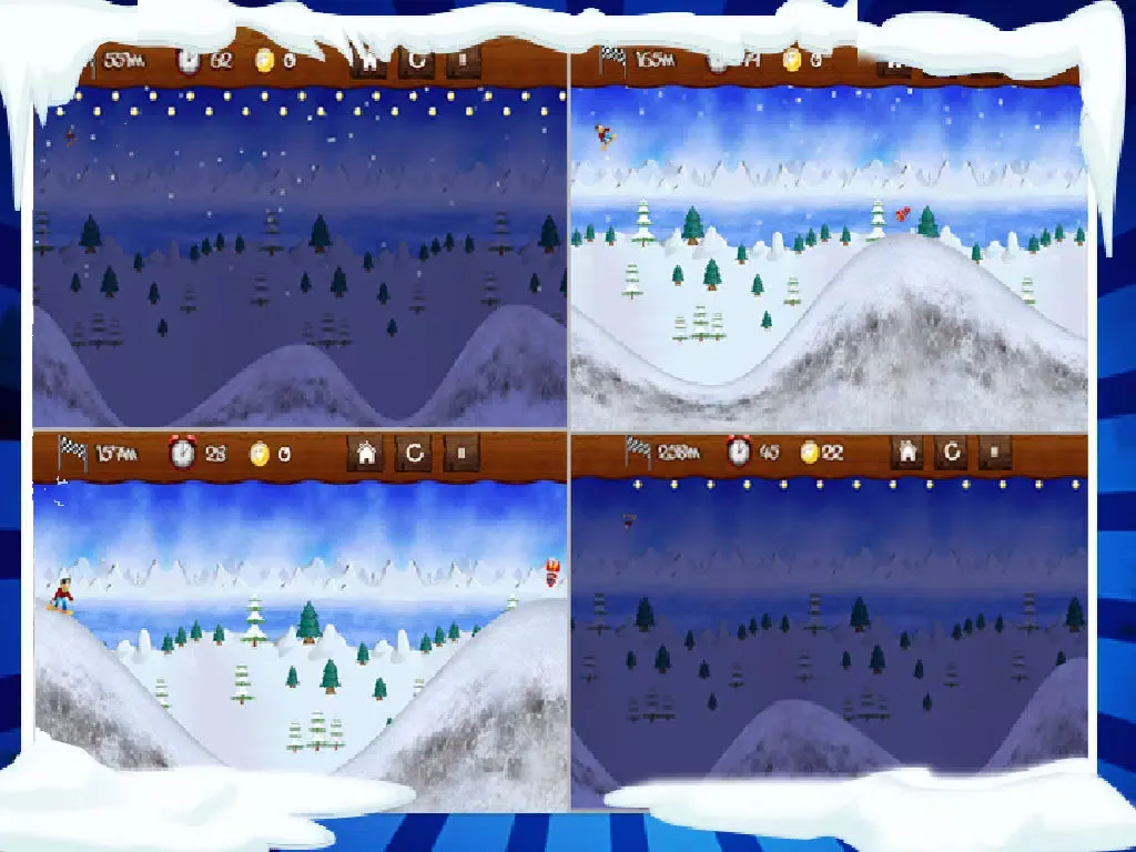 ภาพหน้าจอของ A Snow-Board Adventure - Tiny-Fly Ice Village Racing For All Ages Edition 2 iPad 