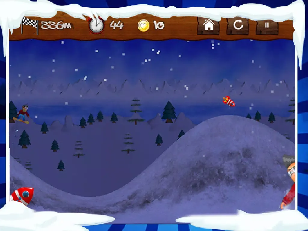 ภาพหน้าจอของ A Snow-Board Adventure - Tiny-Fly Ice Village Racing For All Ages Edition 2 iPad 