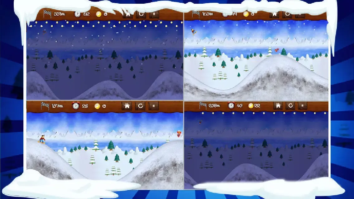 ภาพหน้าจอของ A Snow-Board Adventure - Tiny-Fly Ice Village Racing For All Ages Edition 2