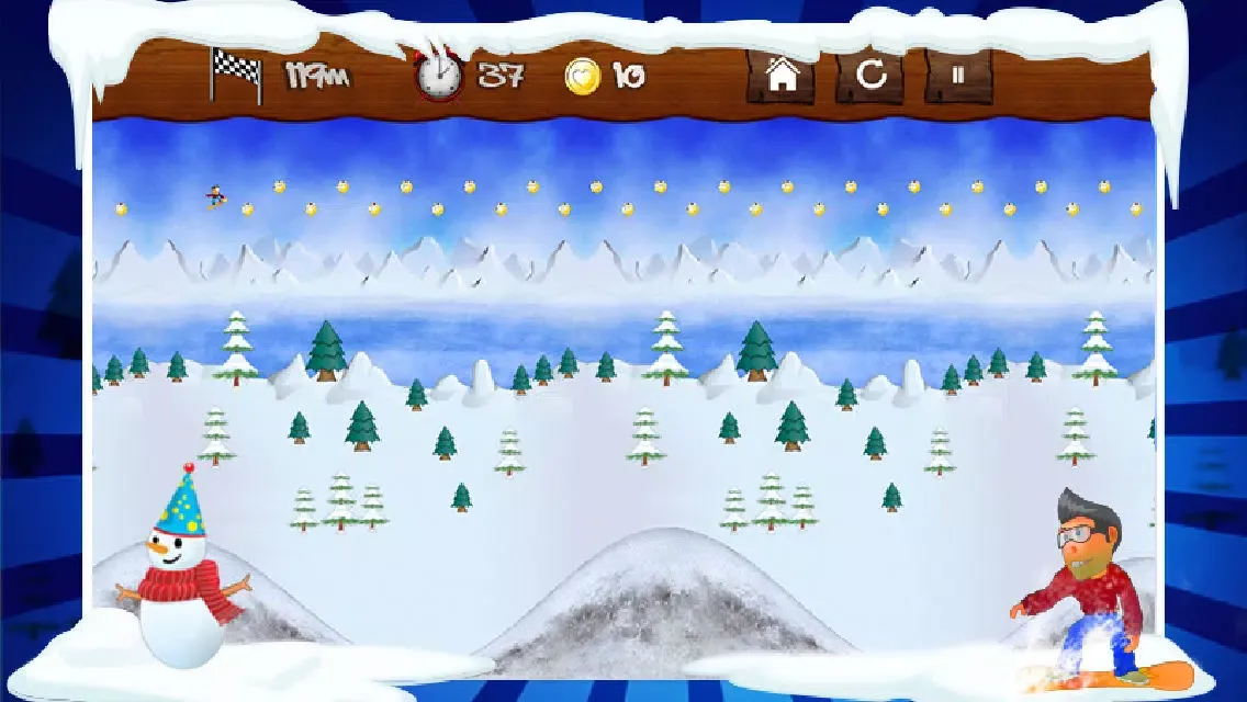 ภาพหน้าจอของ A Snow-Board Adventure - Tiny-Fly Ice Village Racing For All Ages Edition 2