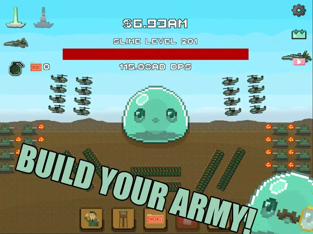 World War Slime - Idle Defense iPad 應用截圖