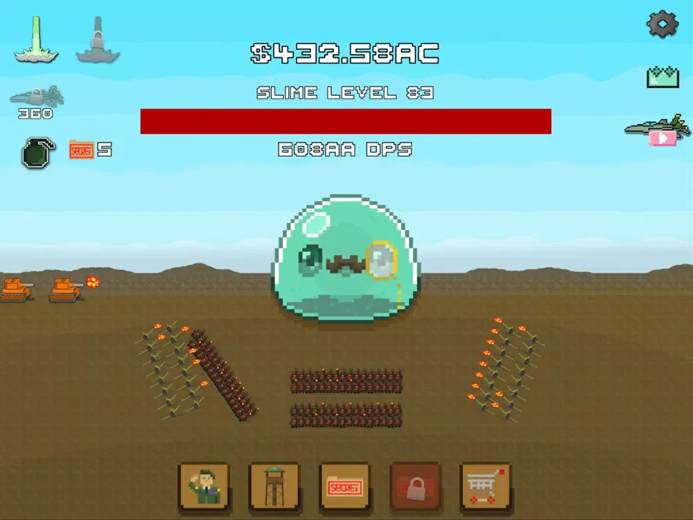 World War Slime - Idle Defense iPad 應用截圖