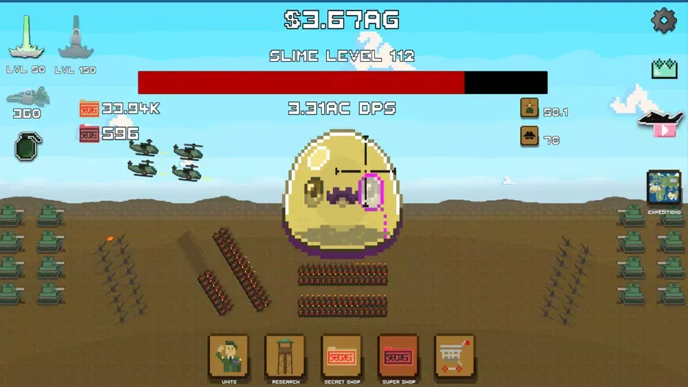 World War Slime - Idle Defense應用截圖