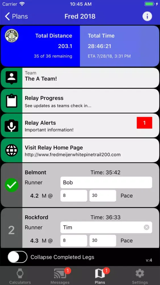 iStride Screenshots