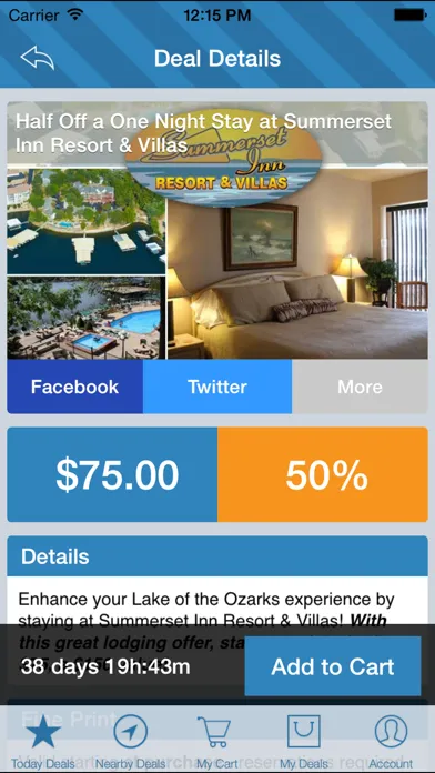 Ảnh chụp màn hình của Half Price Ozarks