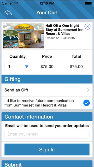 Ảnh chụp màn hình của Half Price Ozarks