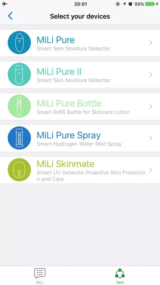 MiLi SkinHealth应用截图
