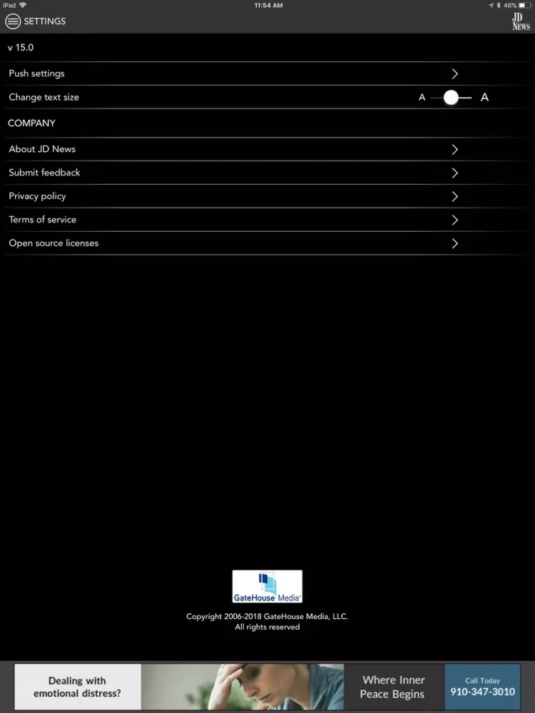 Jacksonville Daily News iPad  Screenshots