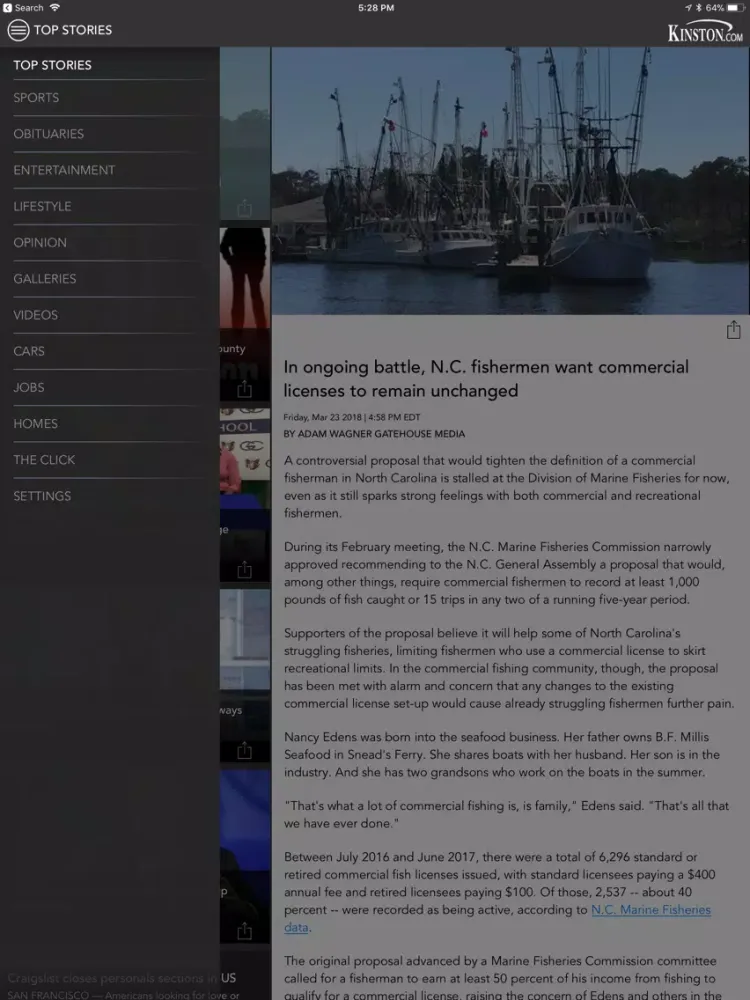 The Free Press, Kinston, NC iPad  स्क्रीनशॉट