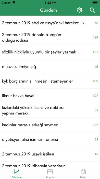 EkşiElma - ekşi sözlük okuyucu Screenshots
