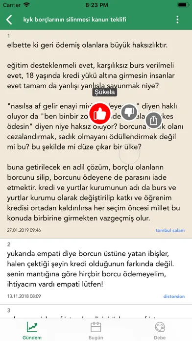 EkşiElma - ekşi sözlük okuyucu Screenshots
