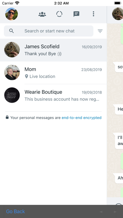 Dual Messenger for Web স্ক্রিনশট