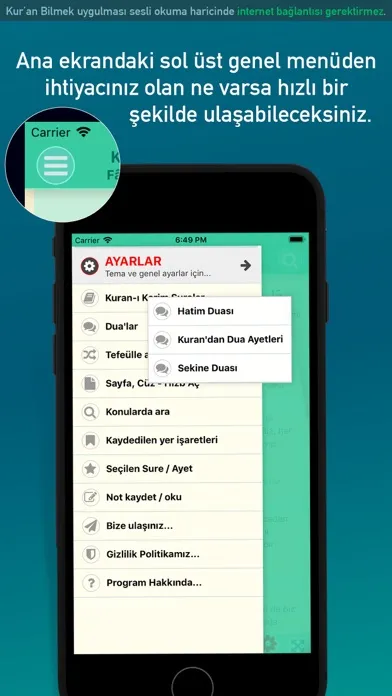 Captures d'écran de Kuran Bilmek Kelime Mana Meal