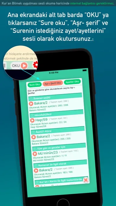 Captures d'écran de Kuran Bilmek Kelime Mana Meal
