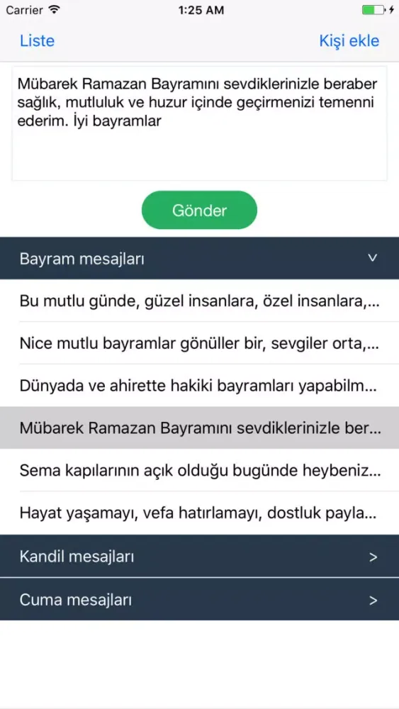 SMS Toplu Gönderim Screenshots