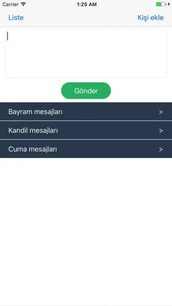 SMS Toplu Gönderim Screenshots