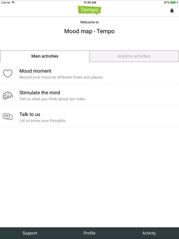 Capturas de pantalla de Tempo - Smart Mobile Research iPad 