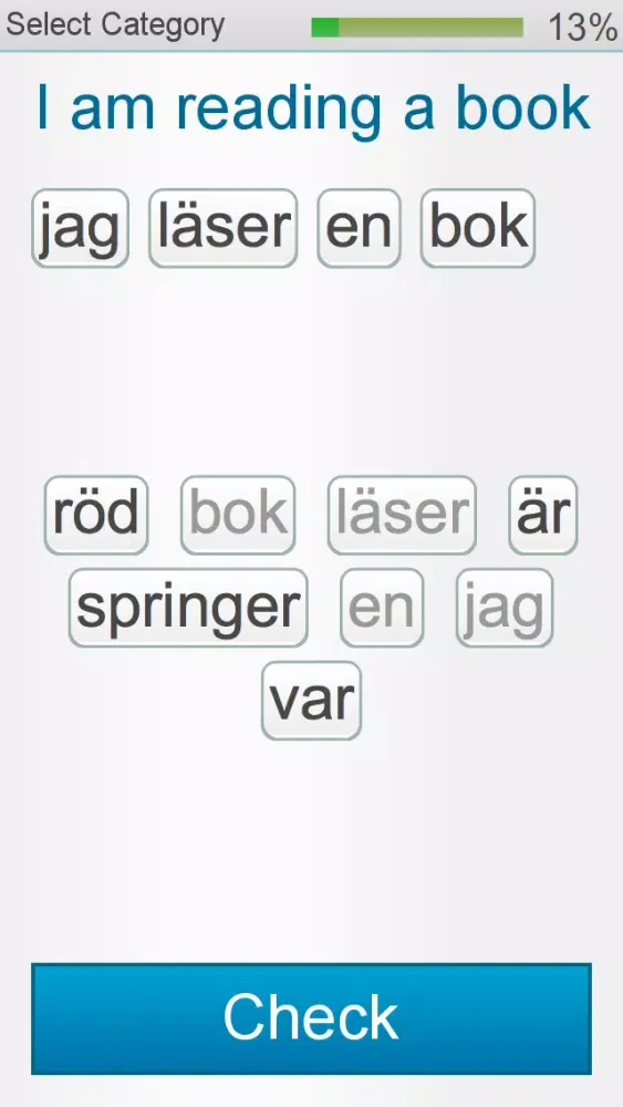 Tangkapan skrin Learn Swedish with Fabulo