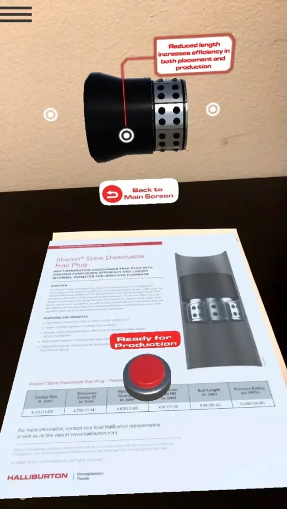 Ảnh chụp màn hình của Halliburton DRIVE
