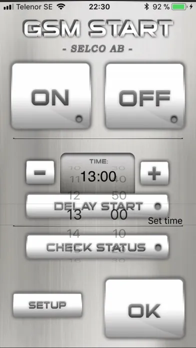 ภาพหน้าจอของ GSMStart
