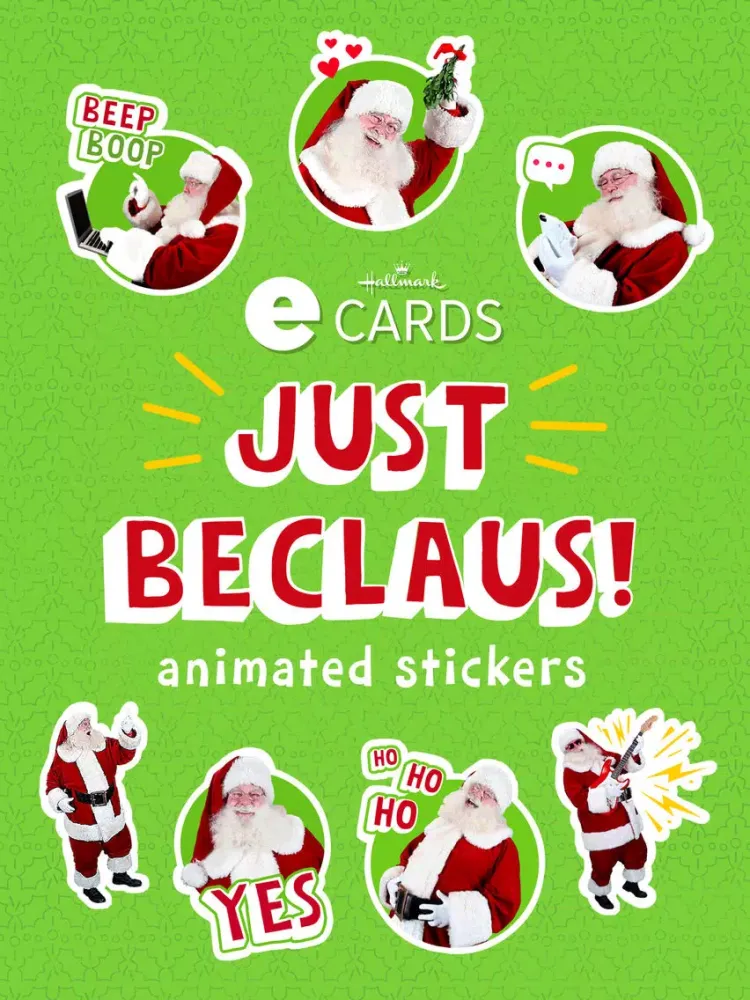 Скриншоты Just BeClaus - Animated Christmas Santa Stickers iPad 